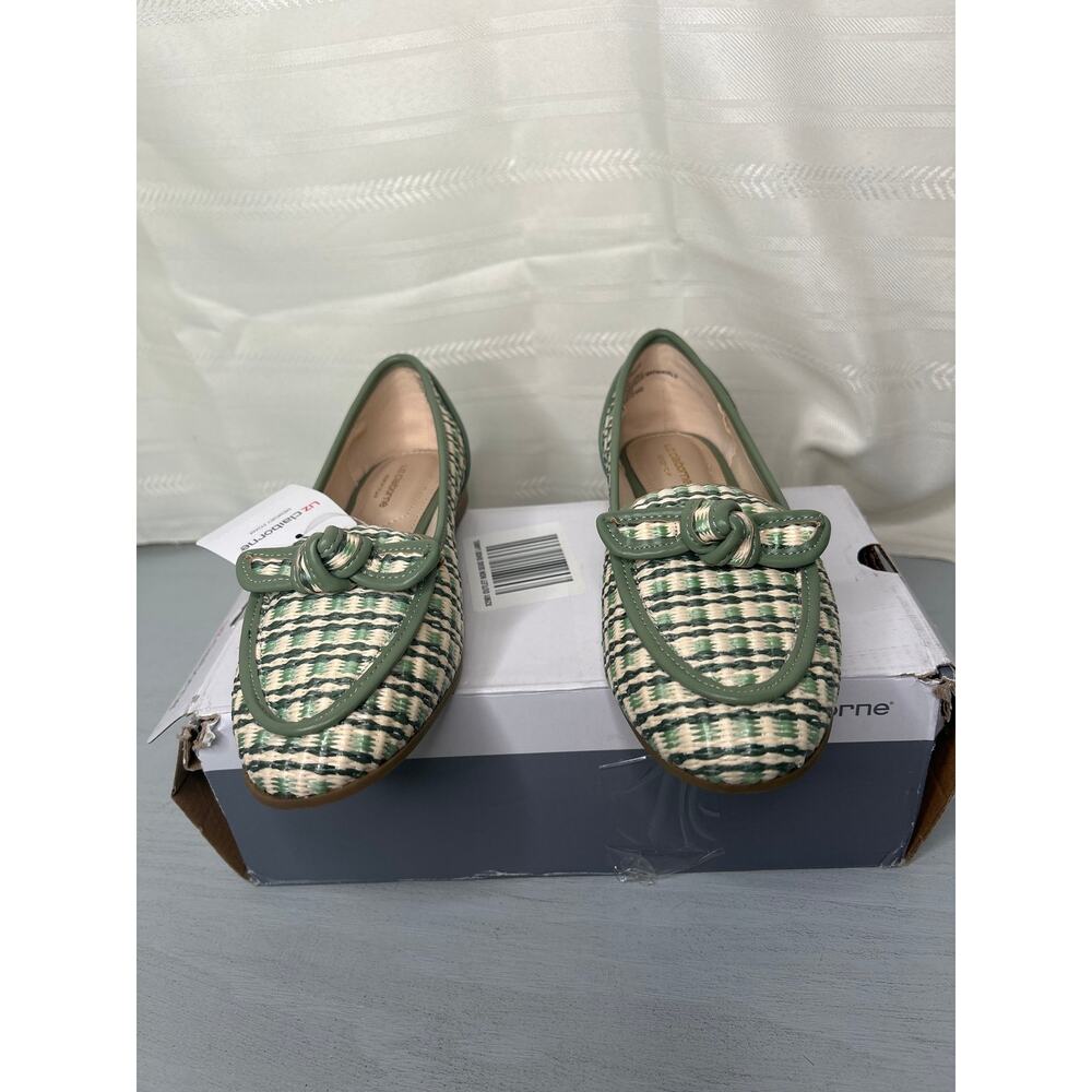 Liz Claiborne Granby Round Toe Loafers Green Multi Womens Size 5.5M - Picture 9 of 15